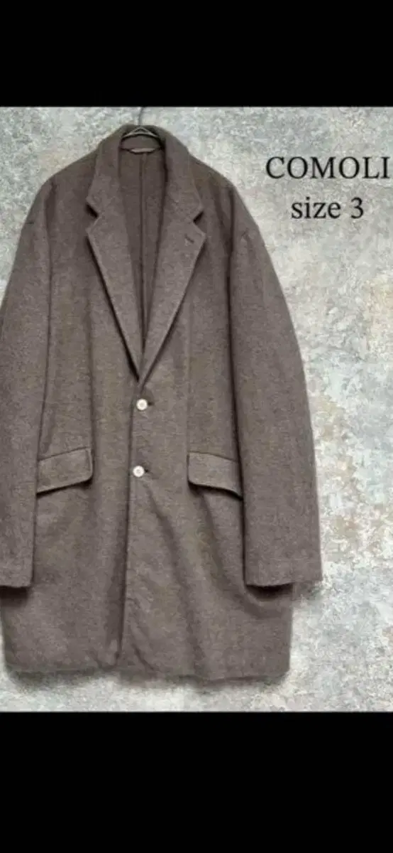 COMOLI | 코모리 [3] Comoli 24aw Wool Cashmere Military Coat